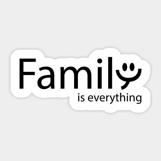 Family is everything artistic design Sticker by CRE4T1V1TY